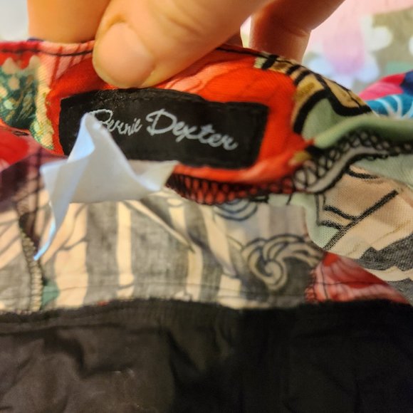 Bernie Dexter Japanese Chrysanthemum Dress - Picture 1 of 3